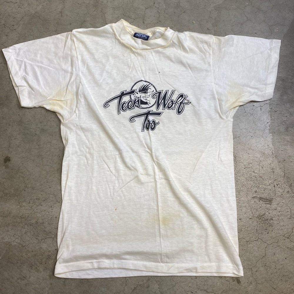 Vintage Teen Wolf Too T-Shirt Size M - Picture 1 of 12